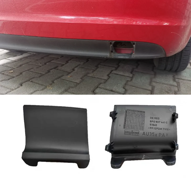 

Задний бампер автомобиля, крышка фаркопа прицепа 8P0807441C для Audi A3 8P, 4-дверный Sportback 2008 2009 2010 2011 2012