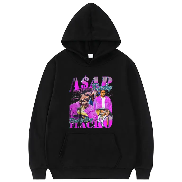 

Новинка 2022, худи в стиле рэп хип-хоп, певица, как можно скорее, Рокки, портрет, графическая эстетика, мужская и женская модная уличная одежда, ...