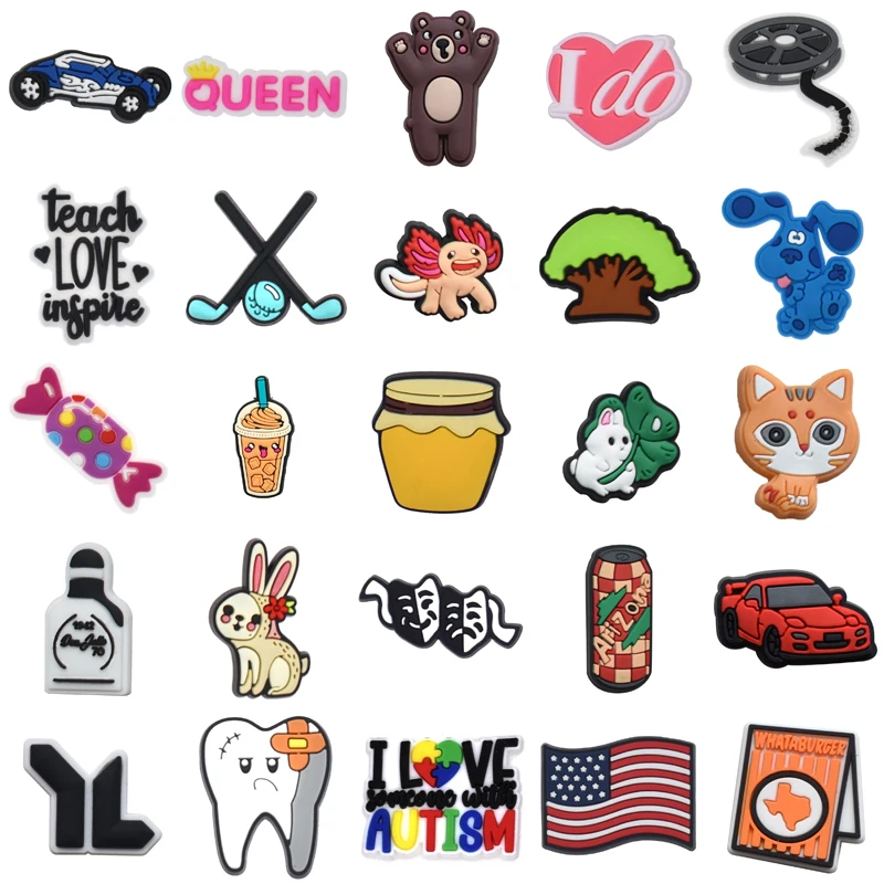 

Kids Packs Girl Set Jeans Shoes Accessories Women Charm Decorations for Crocs Men Wholesale Bulk Para Pins Boy Shoe Charms Gifts