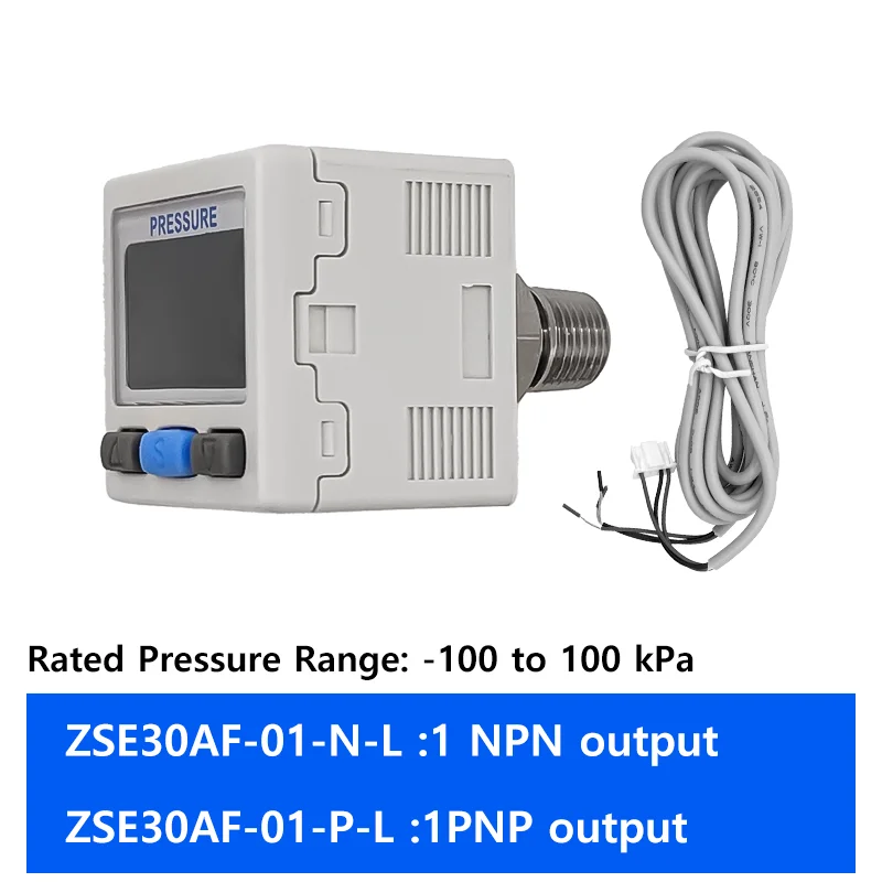 ZSE30AF ISE30A Реле давления с цифровым дисплеем RS485 MODBUS RTU Манометр вакуума SMC Тип NPN/PNP Выходной манометр