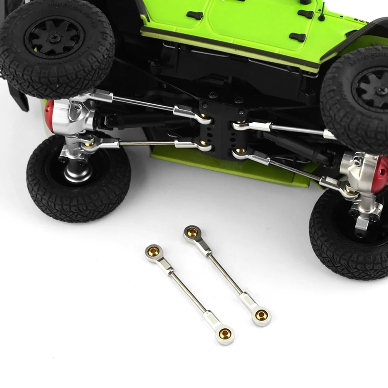 

4 шт. металлические шасси подвеска стержень тяга для Kyosho MINI-Z 4X4 1/18 1/24 аксессуары для радиоуправляемых автомобилей
