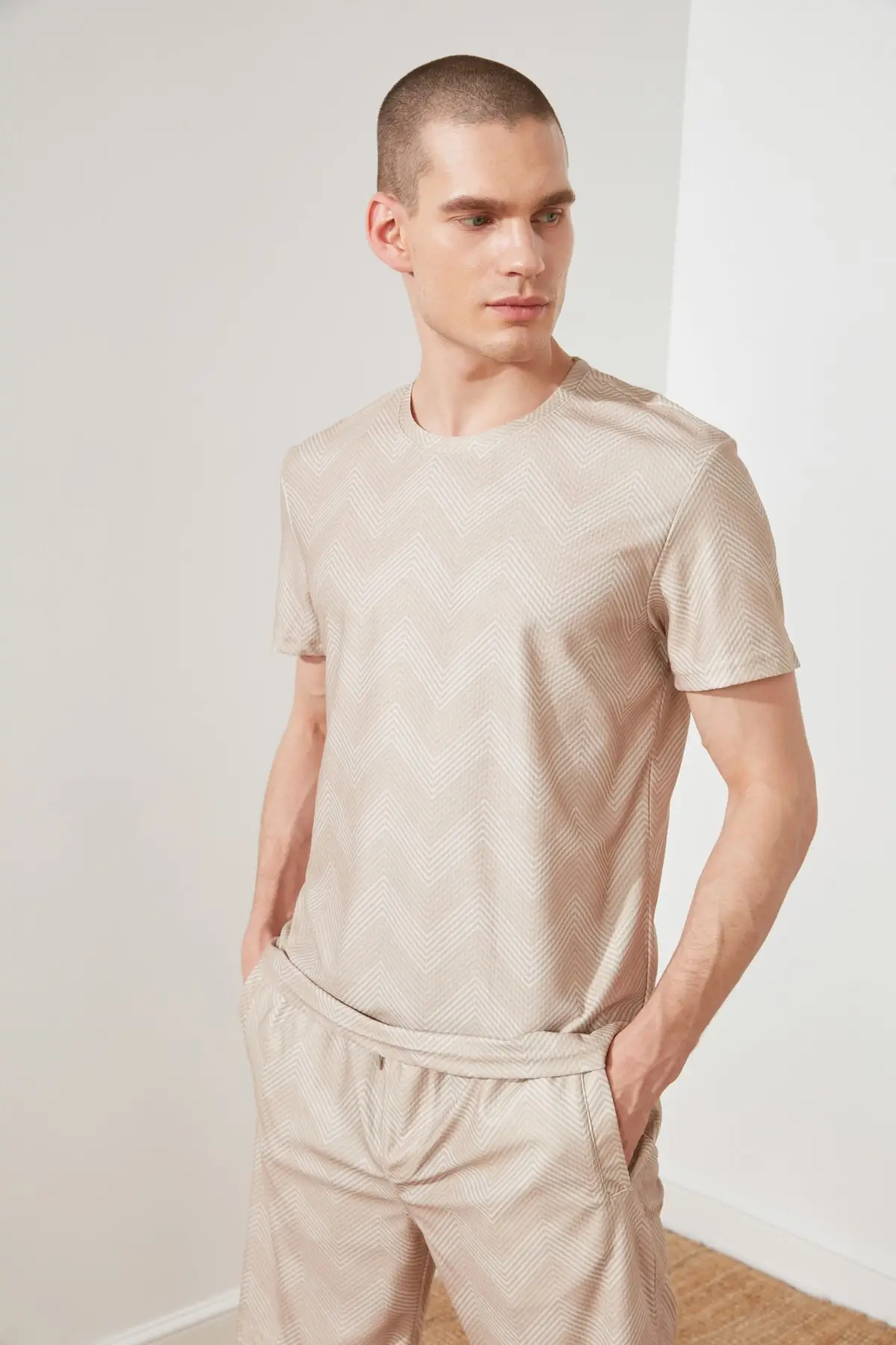 

Trendyol Male T-Shirt TMNSS21TS0308