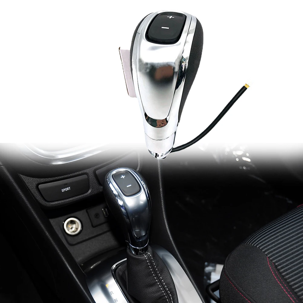 

Gear Lever Shift Knob Accessories Black & Silver Durable Easy Installation Parts Replacement For Encore 2013-2019