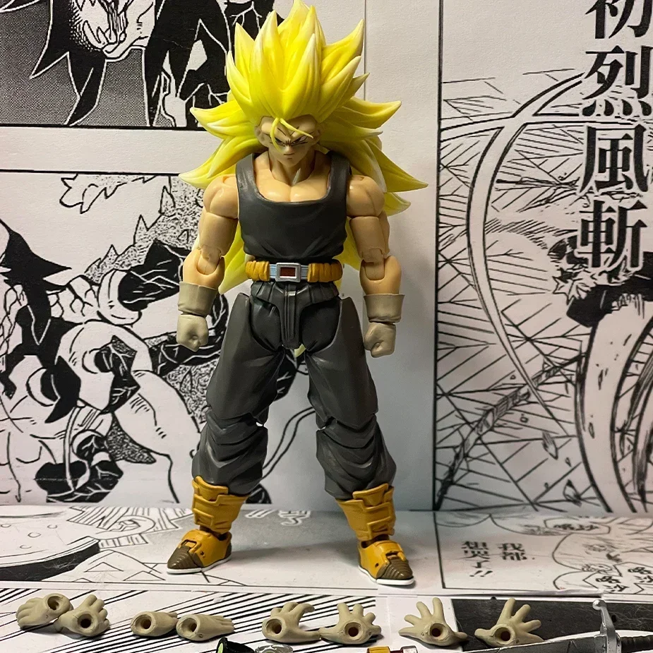 Игрушка SSS Studio Dragon Ball Trunks Ssj3 S.H.F Figuarts SHF Son Super Saiyan 3