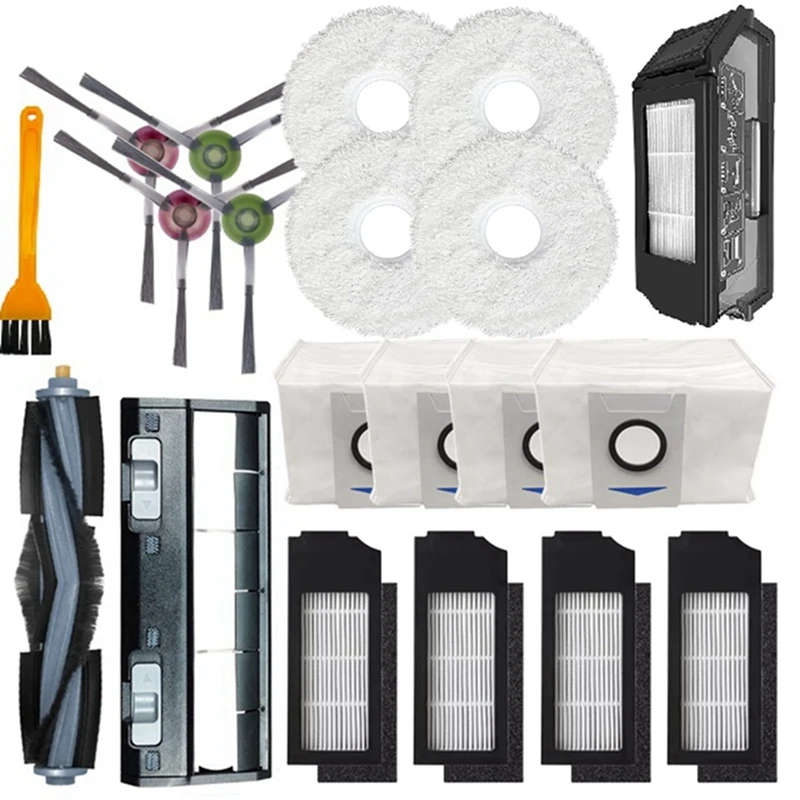 

For Ecovacs Deebot X1 Omni Turbo Vacuum Cleaner Main Brush HEPA Filter Dust Box Mop Cloth Dust Bag Replacement Parts
