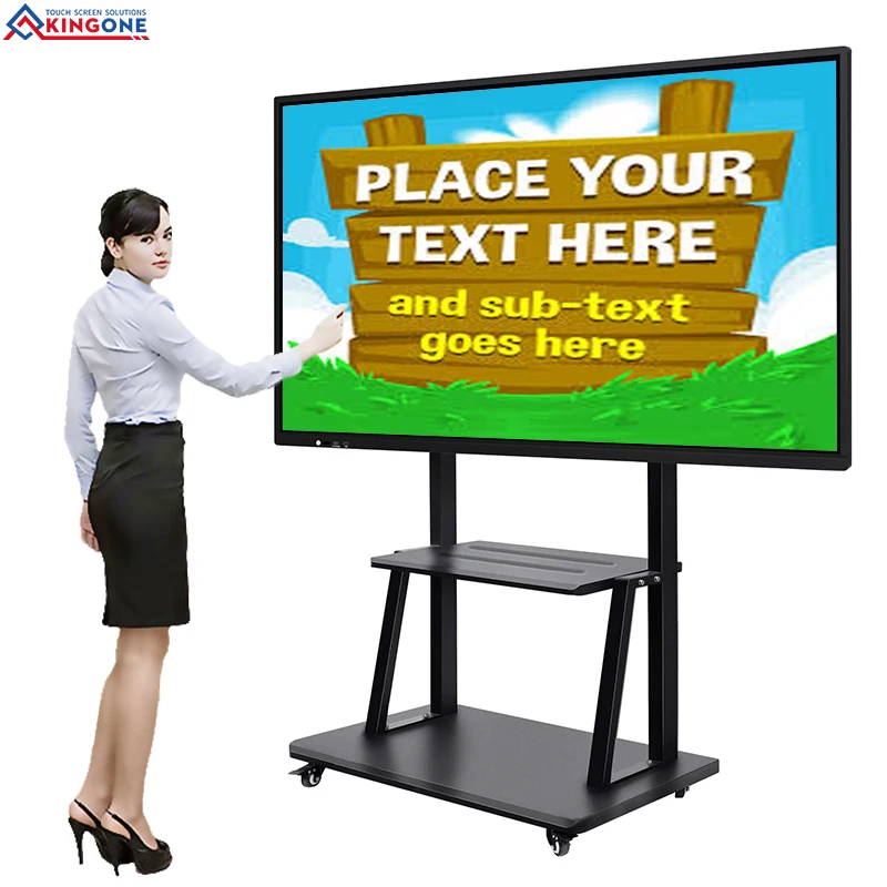 

Factory Prices School Classroom Touch Screen Digital Flat Panel Interactive Whiteboard Smart Board for Education