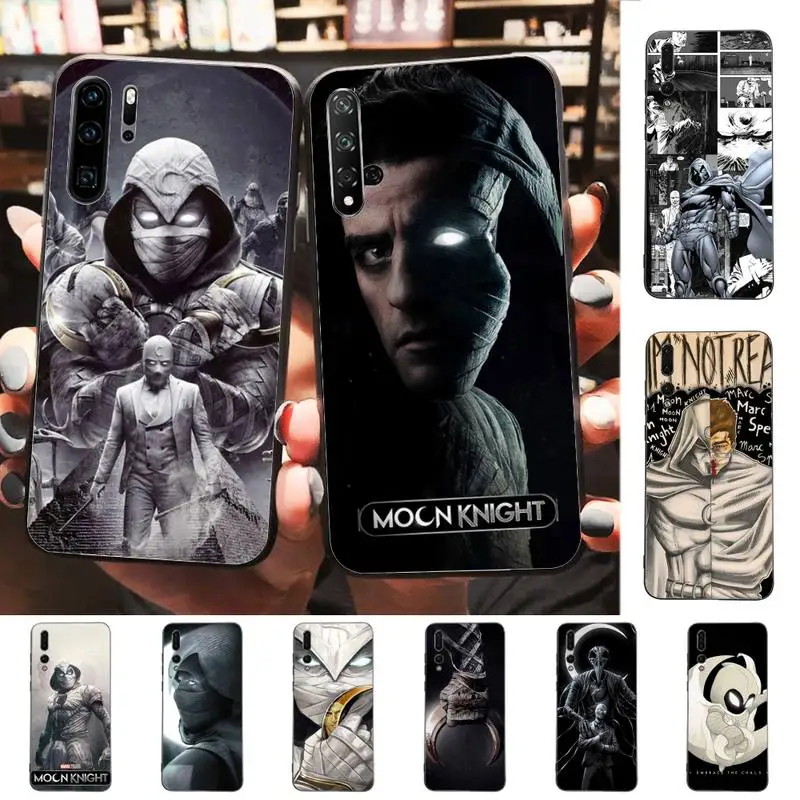 

Disney Marvel Moon Knight Marc Spector Phone Case Soft Silicone Case For Huawei p 30lite p30 20pro p40lite P30 Capa