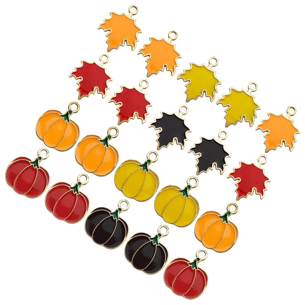 

32pcs Thanksgiving Charms Halloween Jewelry Pumpkin Charms Jewelry Findings Pendant Accessories