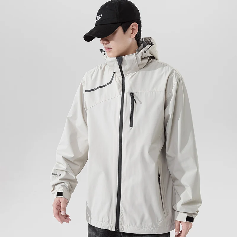 

Men's Jacket New Outdoor Waterproof Windbreaker Jacket Detachable Hood Design L-6XL Warm and Windproof Men's Jacket Chaqueta