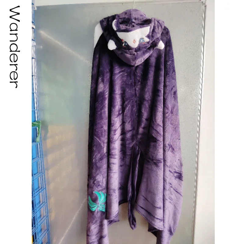 Игра Kaveh Косплей геншин ударопрочный косплей костюм плащ плюшевый с капюшоном и