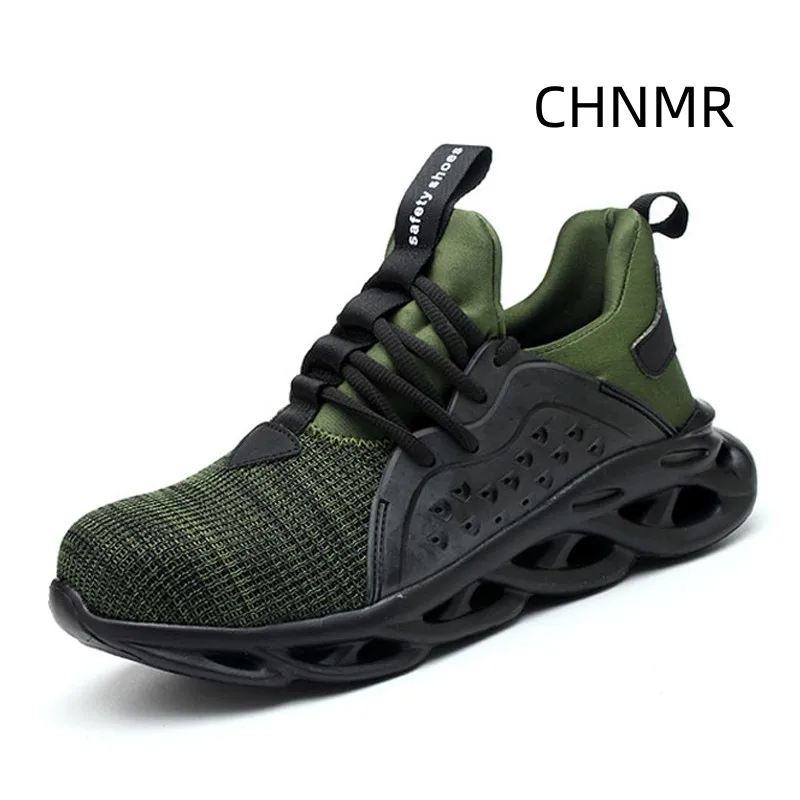 

Lightweight Safety Shoes for Men Round Toe Casual Comfortable Trendy All-match Non-slip Lightweight Work Shoe Spring Autumn Main