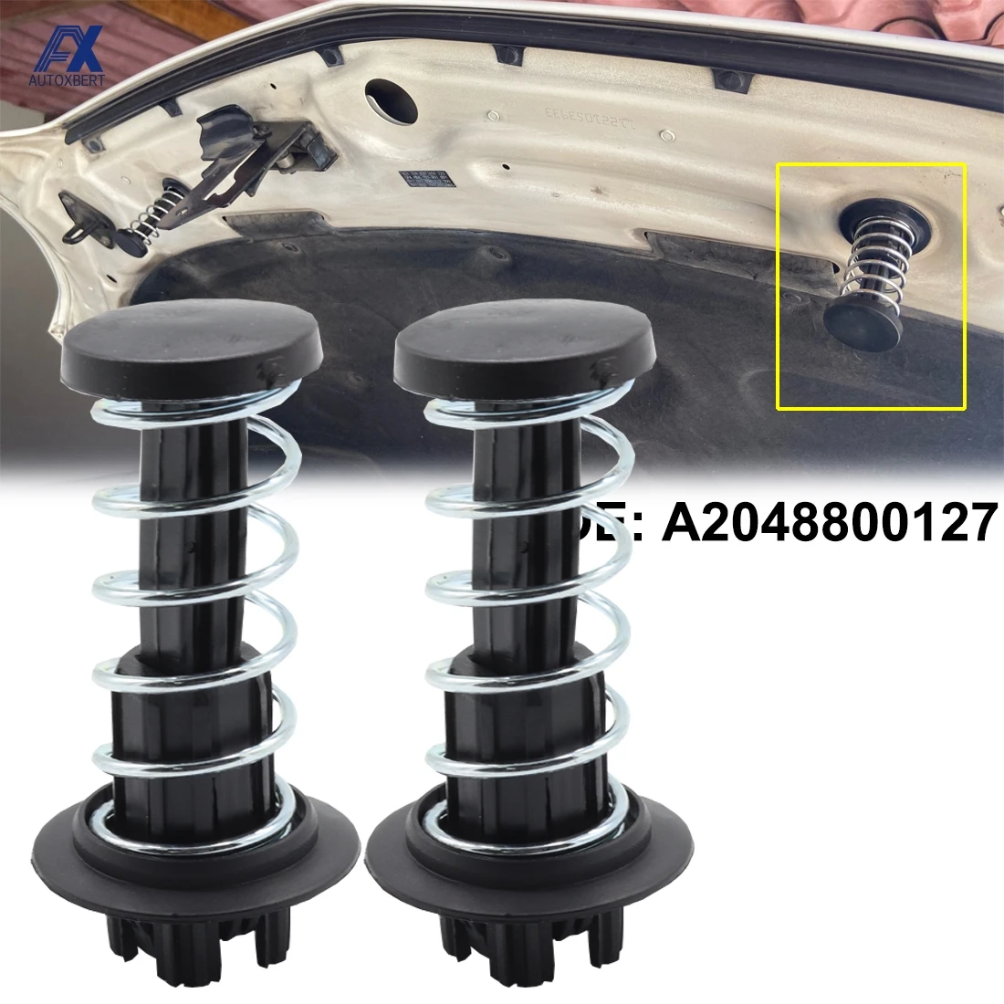 

2x для Mercedes-Benz W204 W212 S212 A207 C207 W222 R231 X204 Пружинная защелка капота Безопасность A 2048800227 2048800127 Крепежный зажим