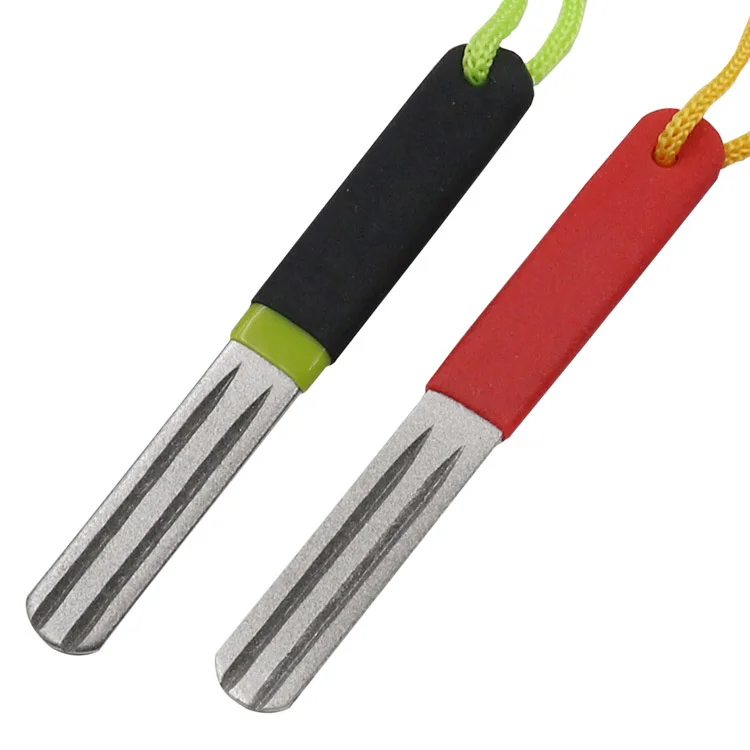 

Portable Outdoor Fishing Hook Sharpener File Grinding hook stone diamond double groove fishhook file Fishing Gear Accessories