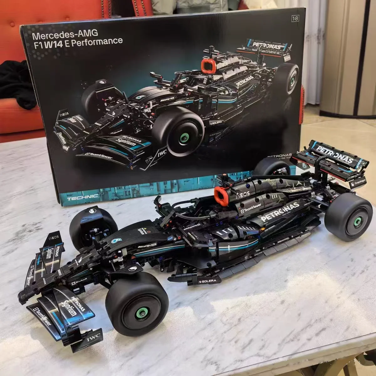 Технический гоночный автомобиль AMG F1 Performance 42171 строительные блоки подлинная