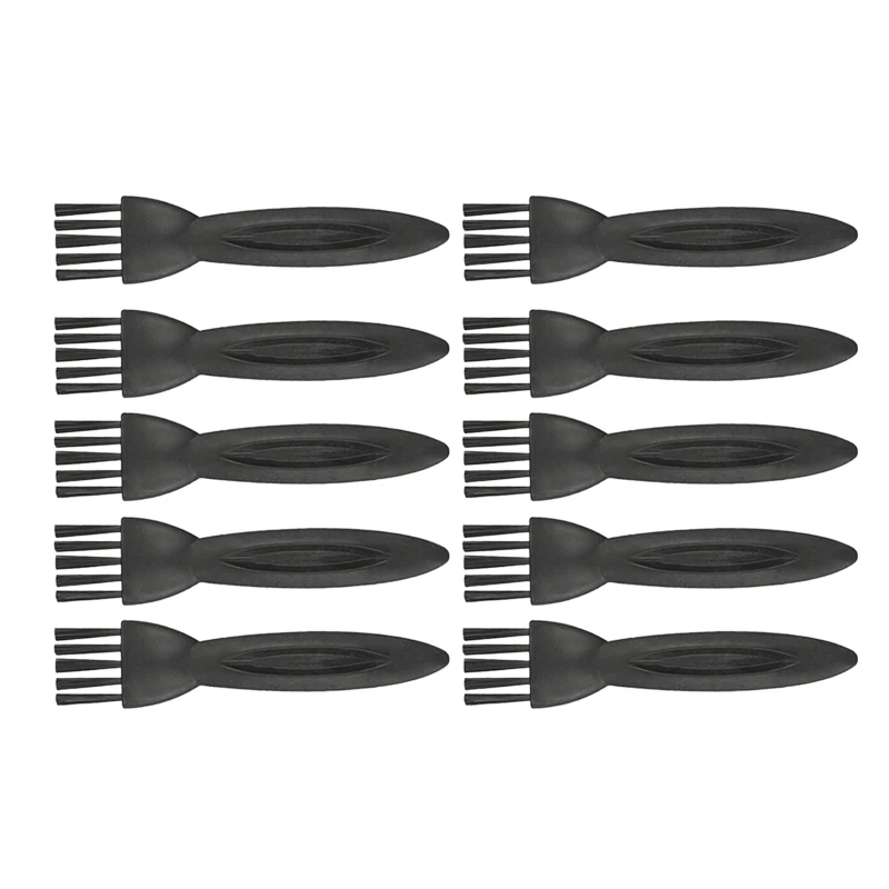 

Набор из 10 мини-щеток из пластика с нейлоновой щетиной