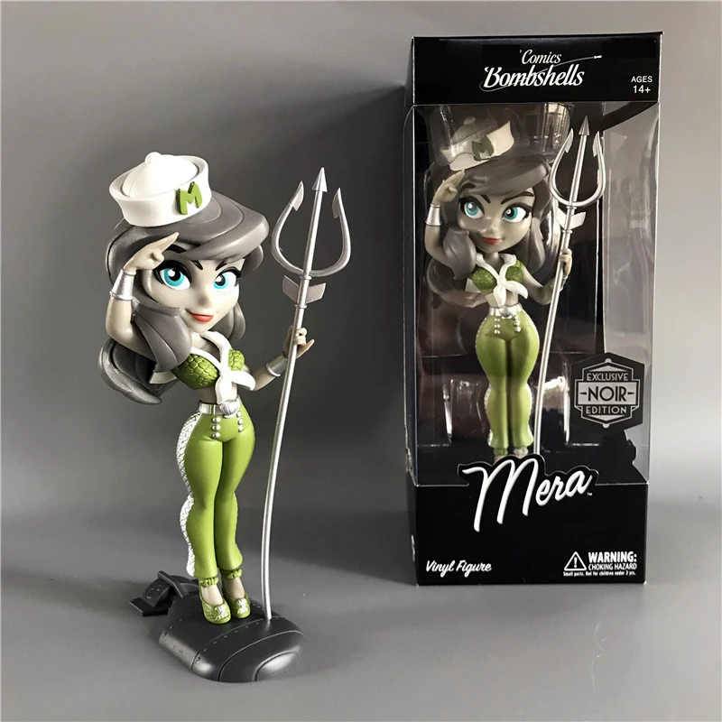 

Cryptozoic Bombshells Mera Noir Statue Hot Topic Exclusive NIB Ction Figure Toy