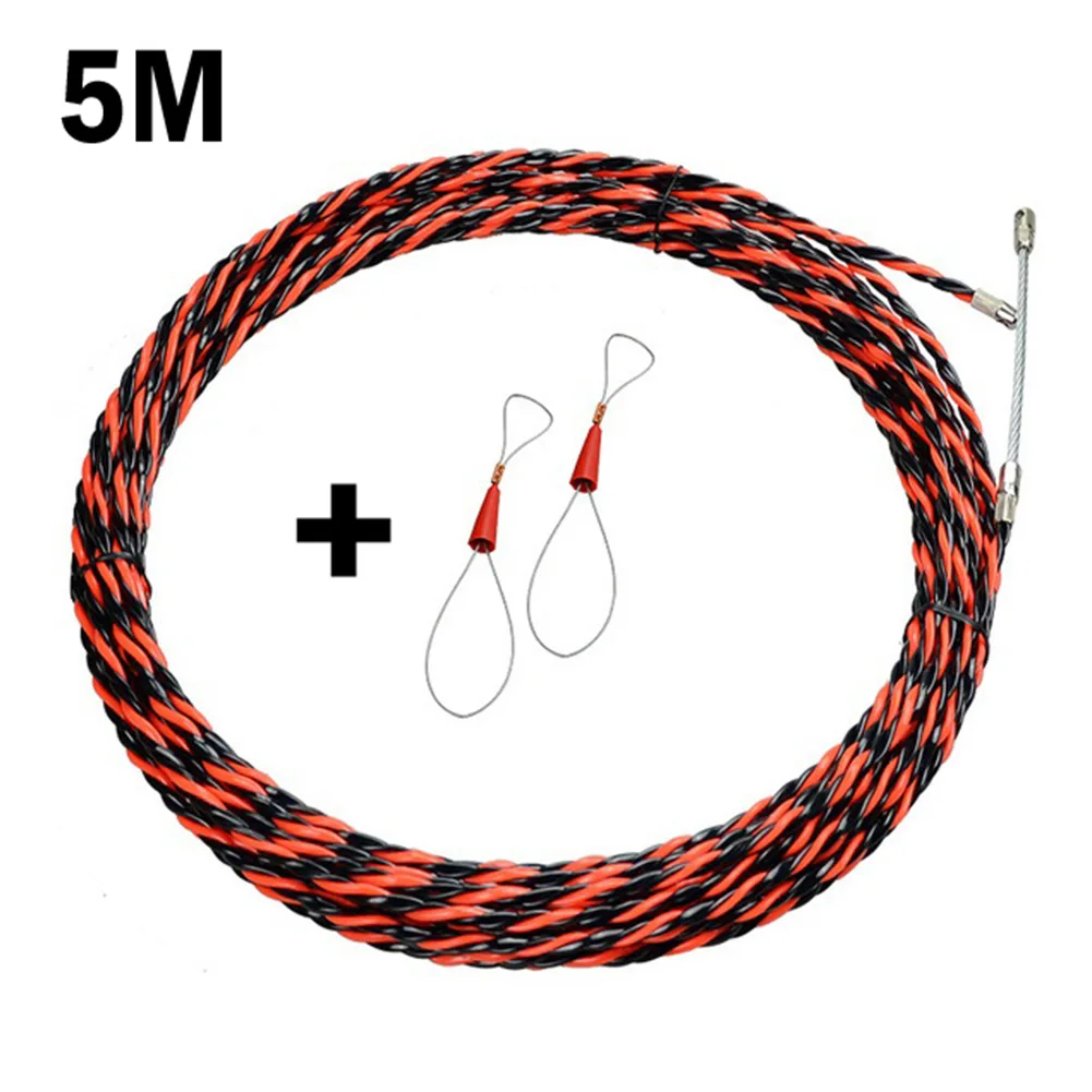 

Electrician Cable Threading Device Wire Guider Running Electrical Wire Threader Running Puller Lead Construction Tools 5/15/30m