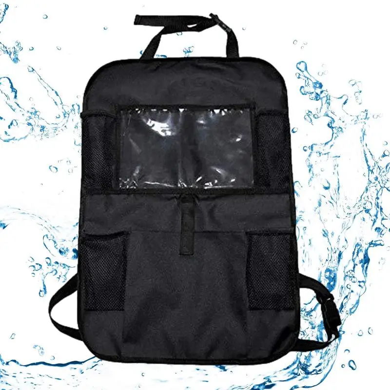 

Универсальный Органайзер на спинку заднего сиденья автомобиля, сумка для хранения, вместительный Регулируемый Органайзер из ткани Оксфорд для заднего сиденья автомобиля, карманные Органайзеры