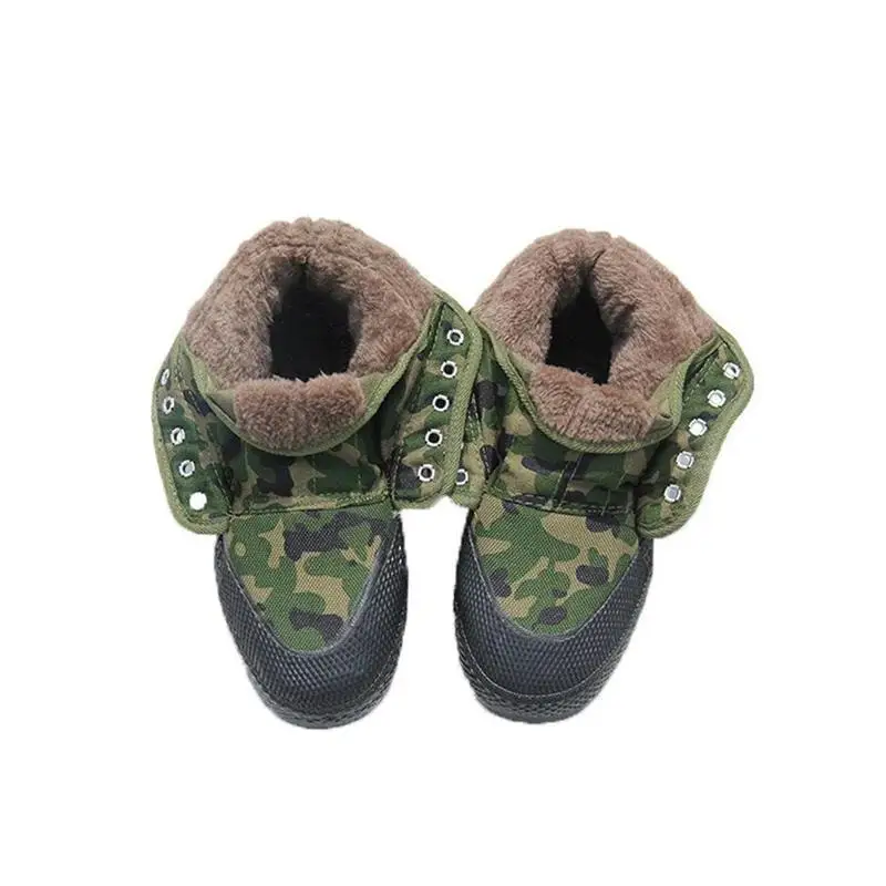 Cotton-padded Shoes Waterproof Fleece-lined Winter Non-Slip Warm Liberation Labo...