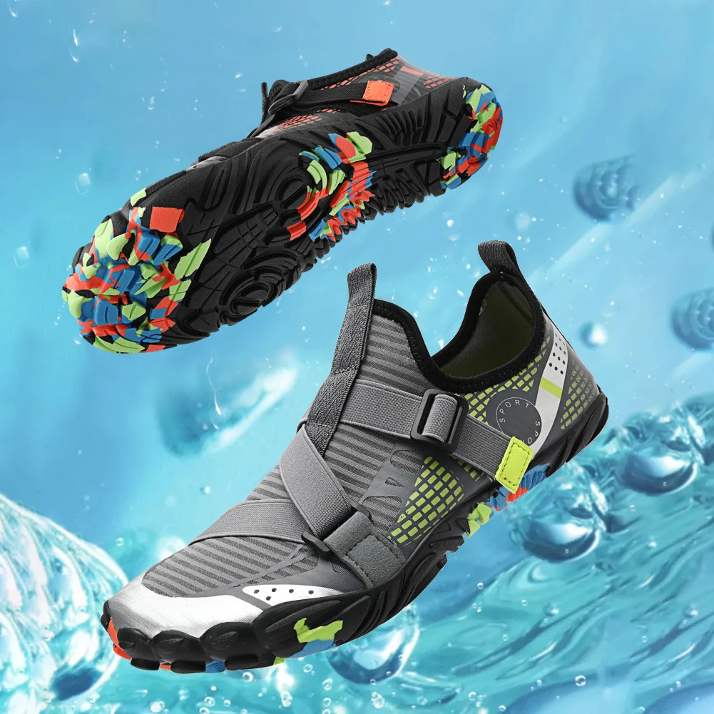 

Men Quick-Dry Wading Shoes Jogging Water Shoes Women Breathable Aqua Upstream Antiskid Outdoor Sports Wearproof Beach Sneakers