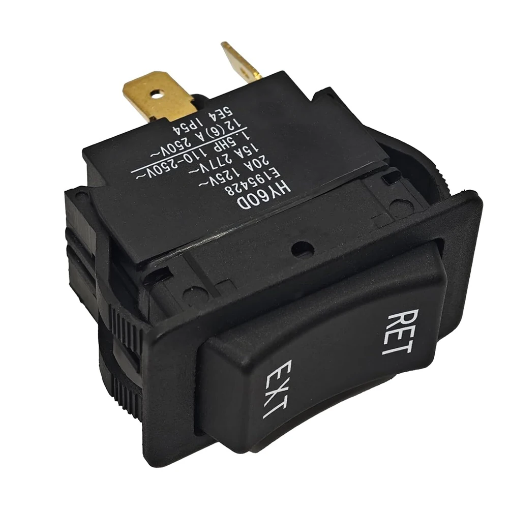 1 шт. HY60D кулисный переключатель RET-EXT DPDT 20A 125VAC 4Pin (ON)-OFF-(ON) кнопочный с