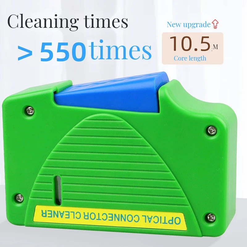 Fiber End Face Cleaning Box Fiber Wipe Replaceable Tool Pigtail Cleaner Cassette Ftth Optic Fiber Cleaner Tools for SC/ST/FC/LC