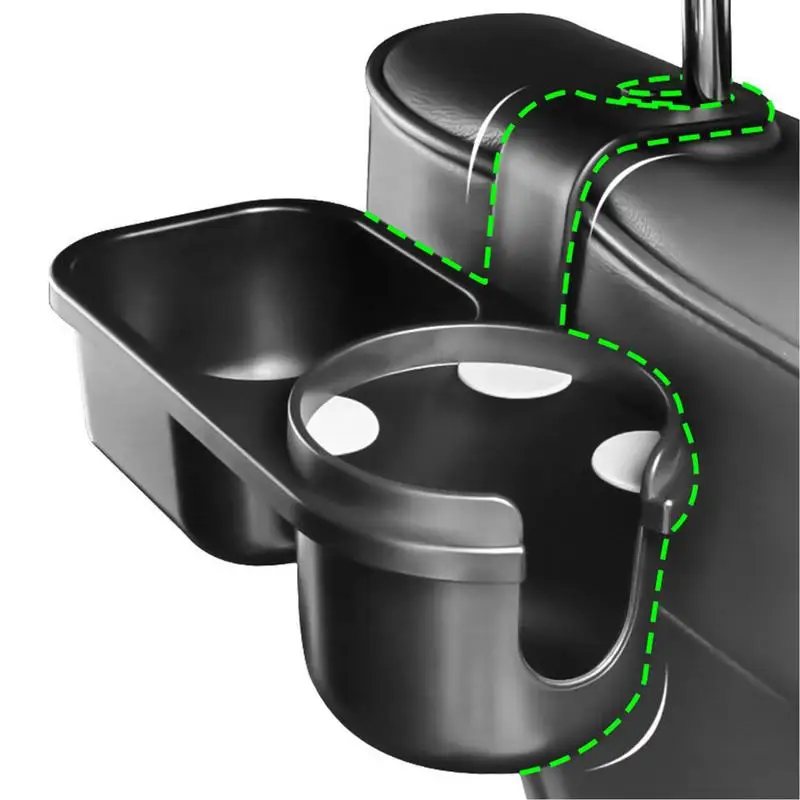 

Headrest Cup Holder 2 In 1 Car Cup Holder Seat Back Organizer Automotive Interior Accessories Universal Car Backseat Snack Tray