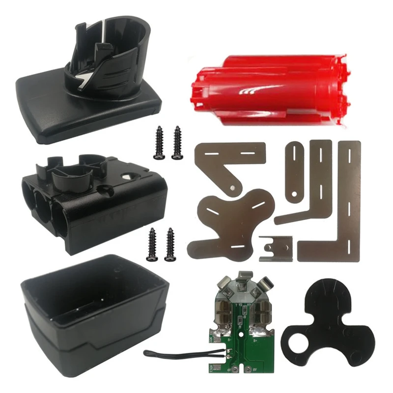 

HTHL-9 X 18650 M12 Li-Ion Battery Plastic Case PCB Protection Circuit Board For 12V 9.0Ah 48-11-2411 Box Housing Shell