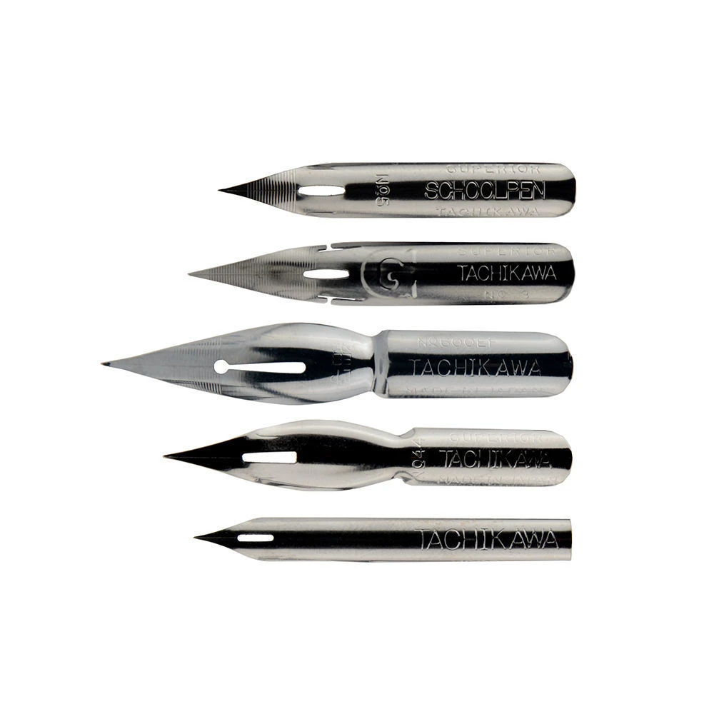 

Comic Dip Pen Hook Line Pen G/D/whistle/round Nib Stainless Steel Chrome Single Artist Professional Supplies