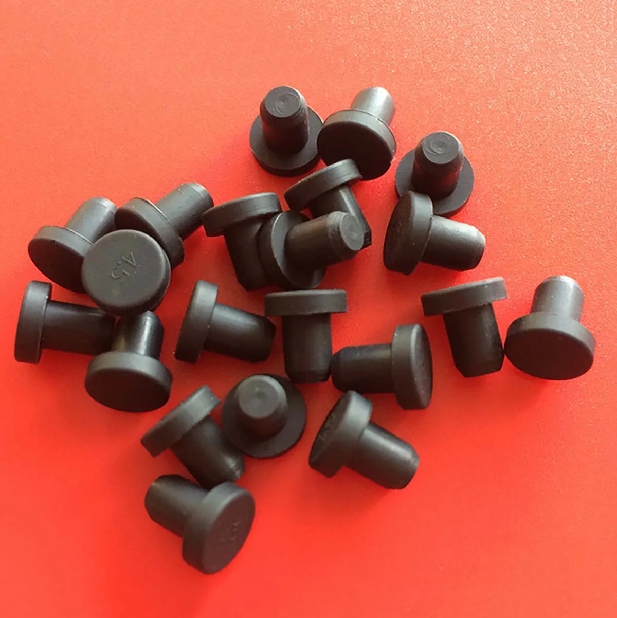 

10/20/30Pcs Solid Silicone Rubber Stoppers 7.5/8/8.5/9/9.5mm Black T-shape Bore End Caps Inserts Seal Plugs Shock-absorbing Pads