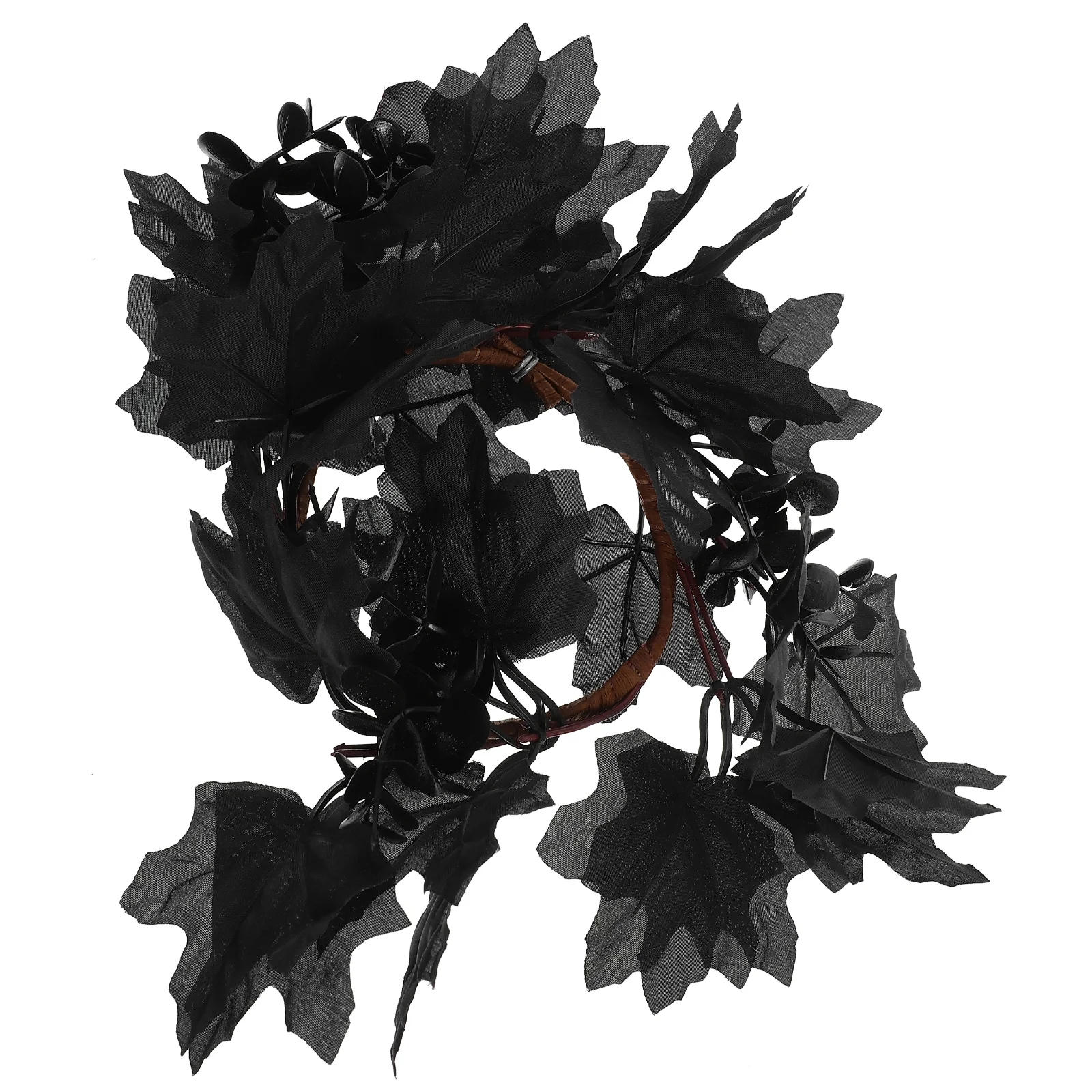 

Halloween Maple Leaf Wreath Hanging Halloween Wreath Pendant Halloween Decoration Party Decor