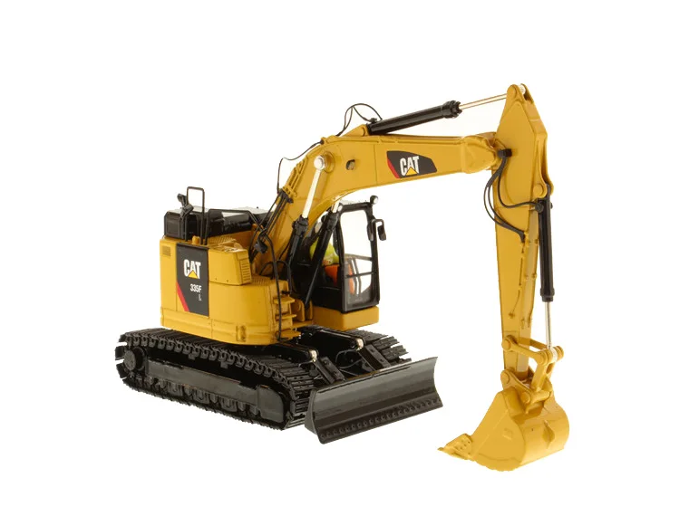 Гусеничный Экскаватор DM Caterpillar CAT 335F модель инженерного автомобиля из сплава с