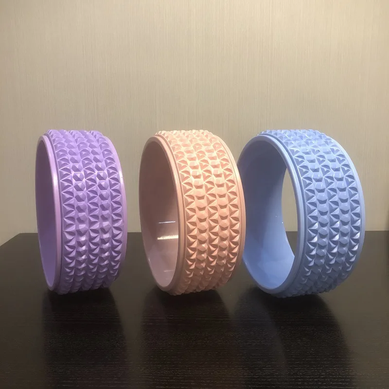 

3D Yoga Pilates Appliance Auxiliary Eva Yoga Wheel Fitness Massage Wheel Bending Yogawheel Wheel Abdominal