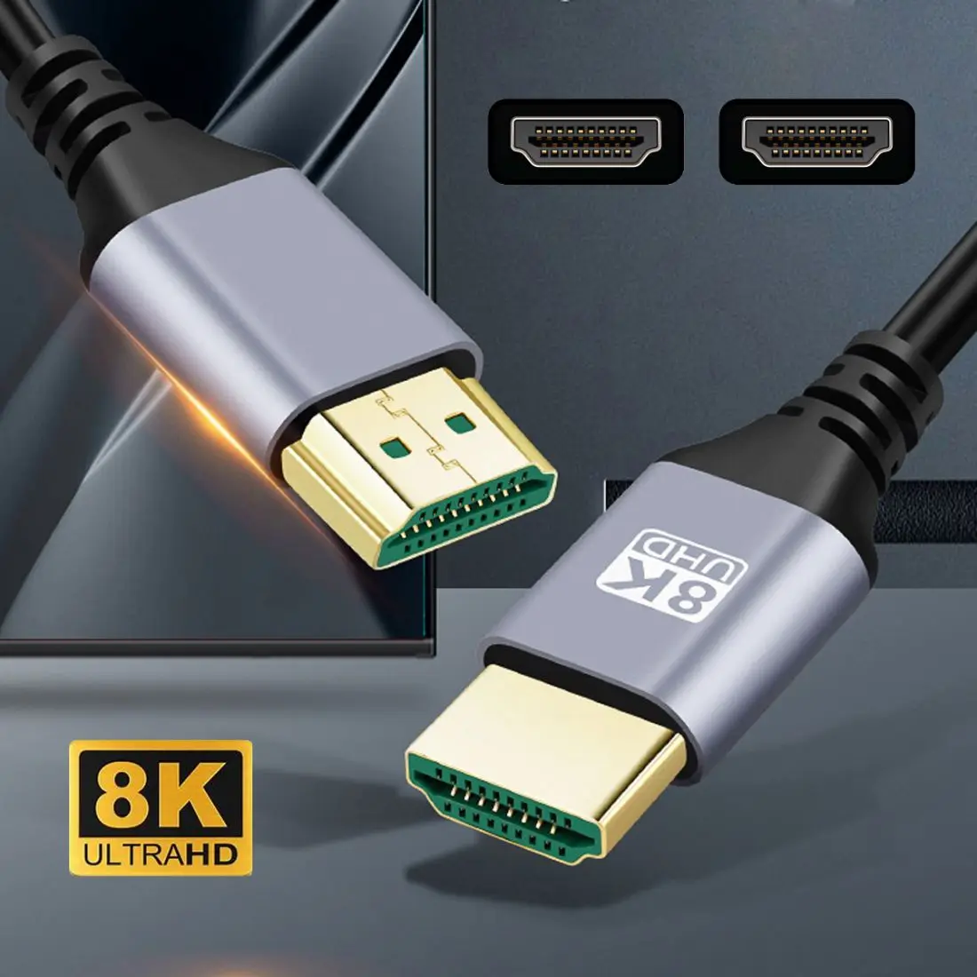 

Chenyang HDMI 2,1 кабель HDMI тип A штекер-штекер 8K 4K HDTV Удлинительный кабель