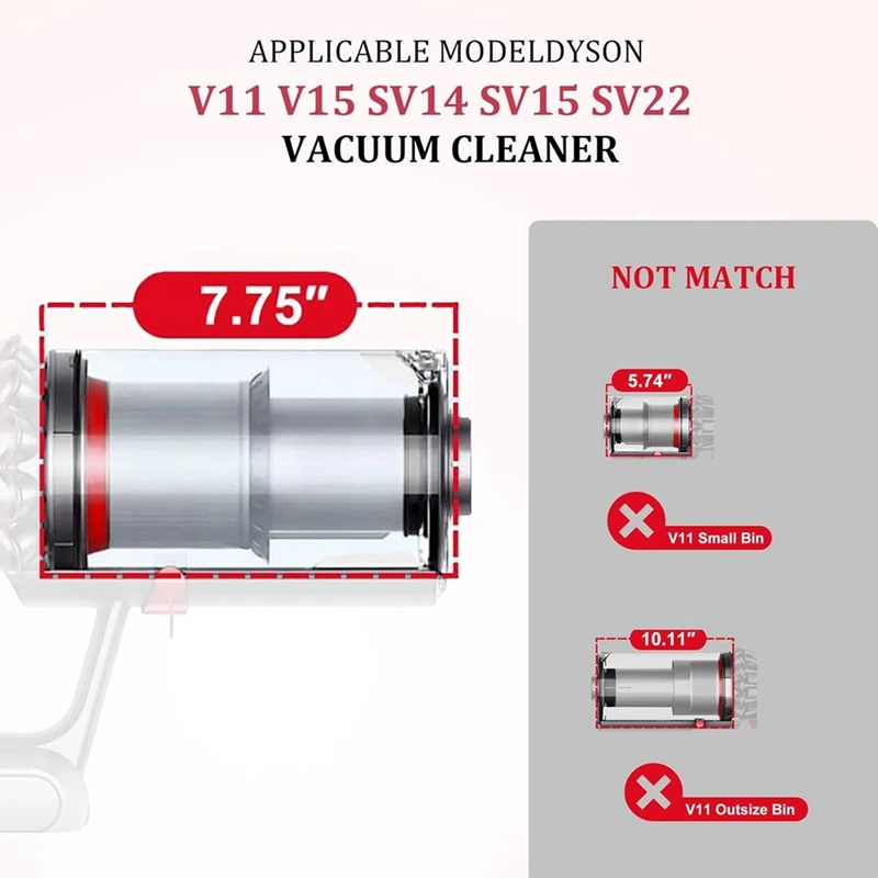 Запасные части для пылесборника Dyson V11 V15 SV14 SV15 SV22 детали пылесоса T8 часть отвертки