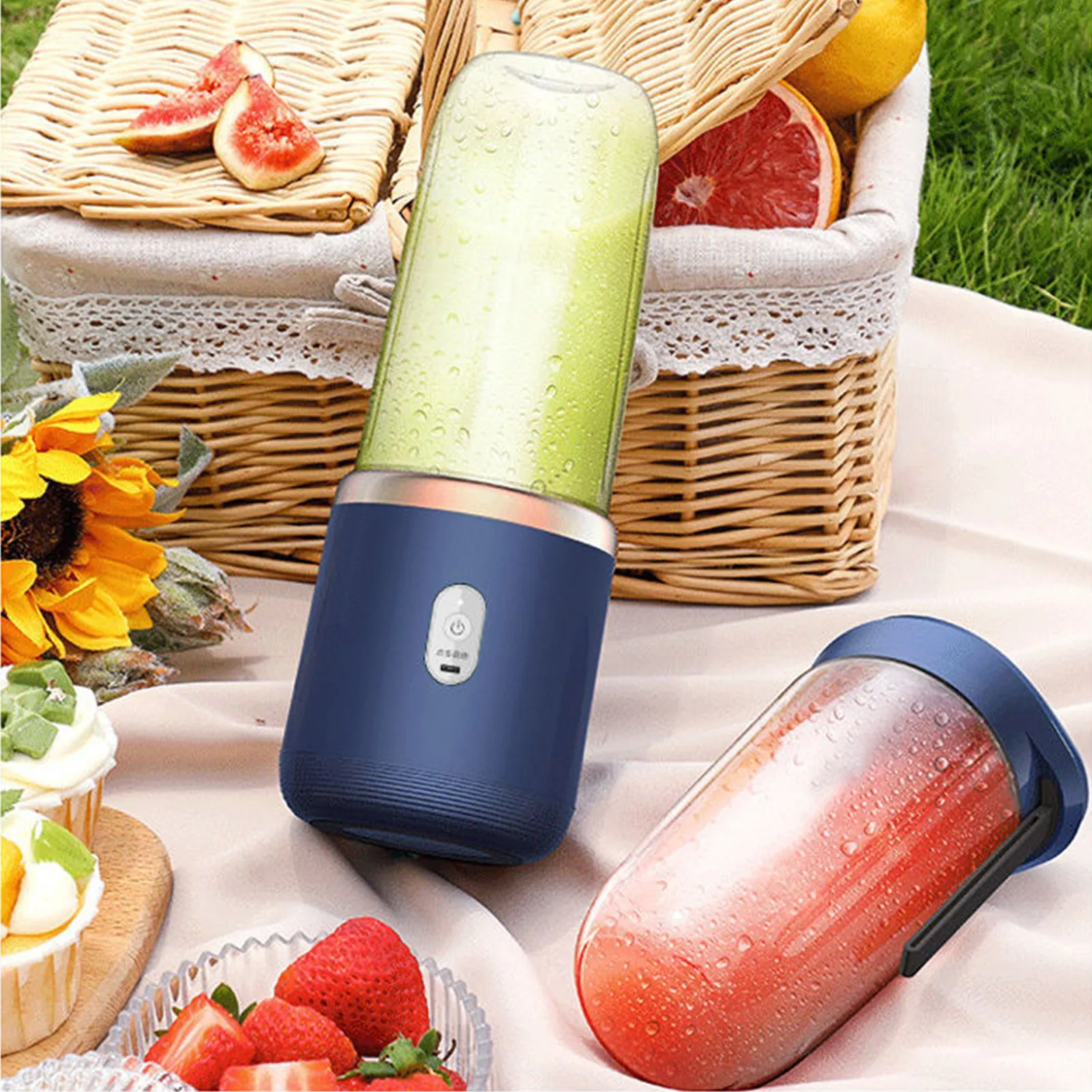 Mini Blender Fruit Mixers Multi-function Electric Juicer Fresh Juice Maker Machines Outdoor Sports Portable Water Bottle