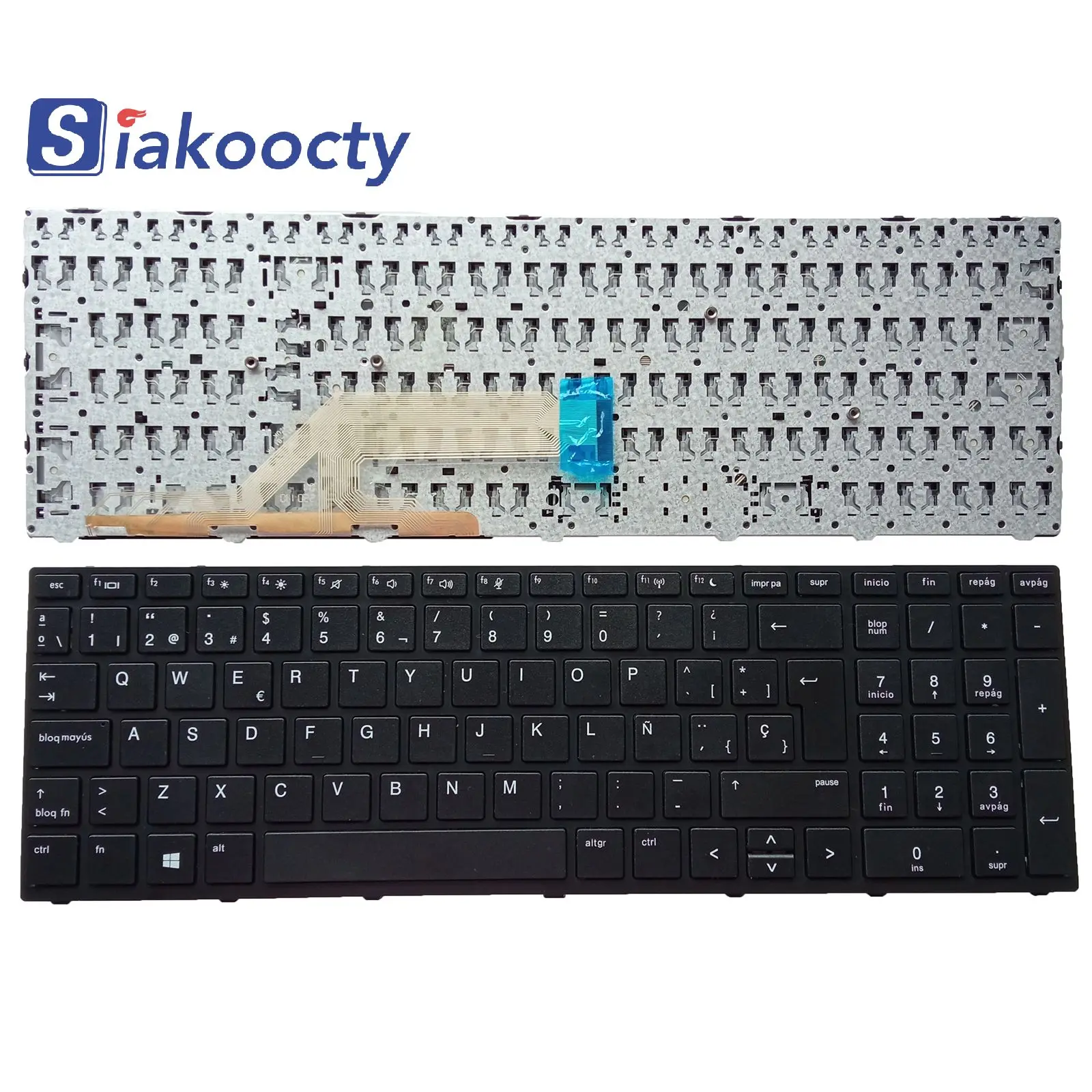 

Shen Zhen hot selling SP new laptop internal keyboard for HP Probook 450 G5 455 G5 470 G5 Keyboard Spanish Teclado