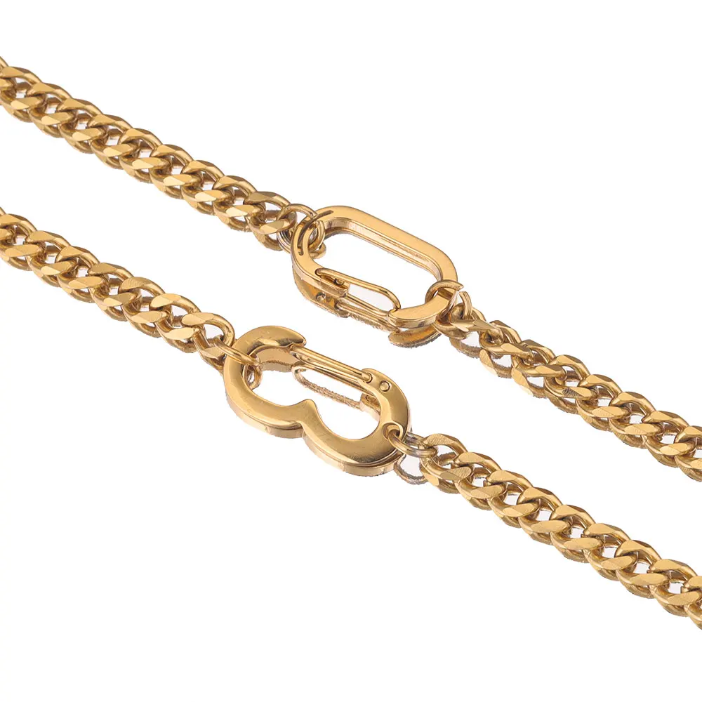 2 шт. карабины из нержавеющей стали для ювелирных изделий, буквенно-цифровая пряжка для изготовления ожерелий и браслетов