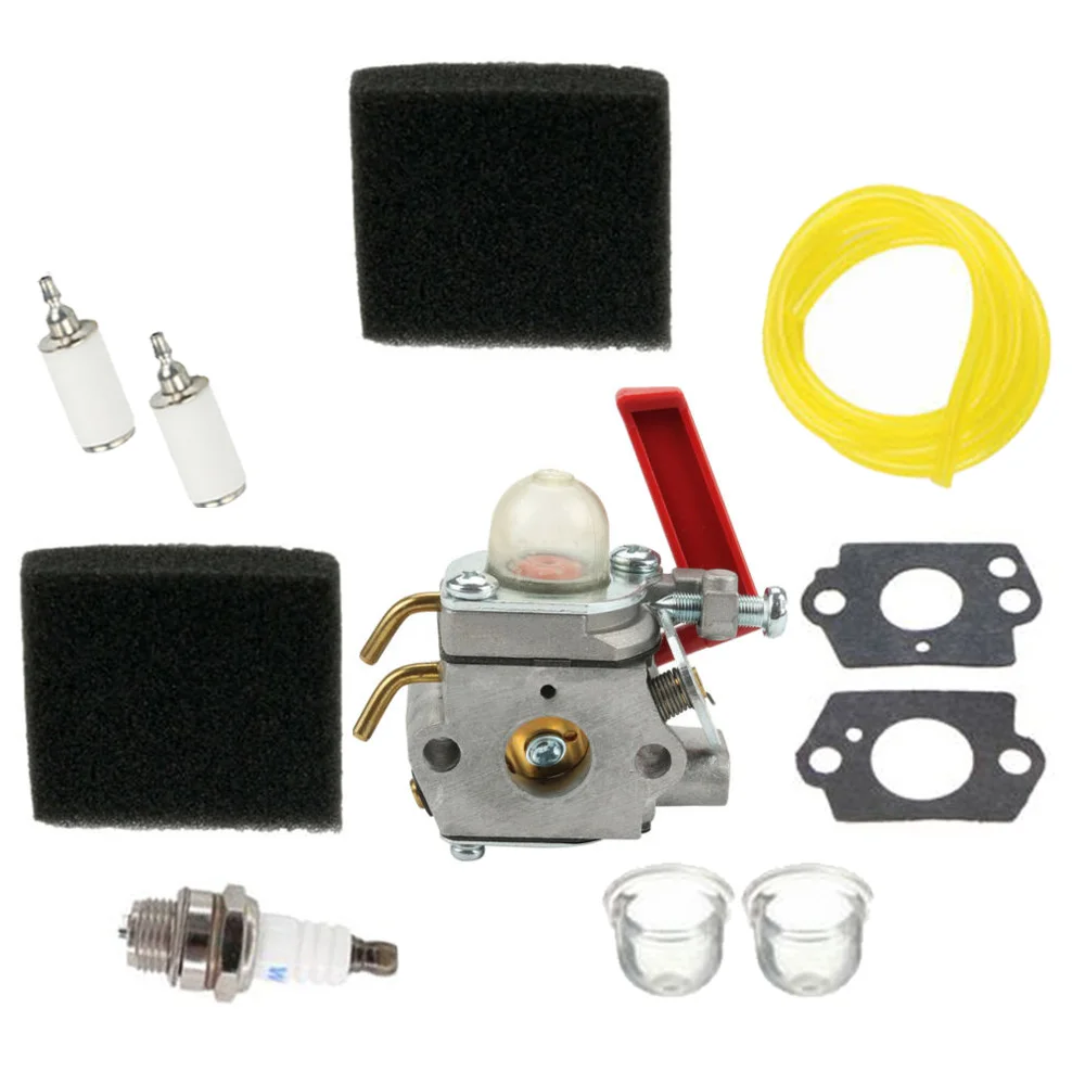 

For Homelite B25C BC2500R D725CD D825SB F2020 F3040 F3050 Accessories Spare Carburetor Kit Parts Attachments Air fuel filter