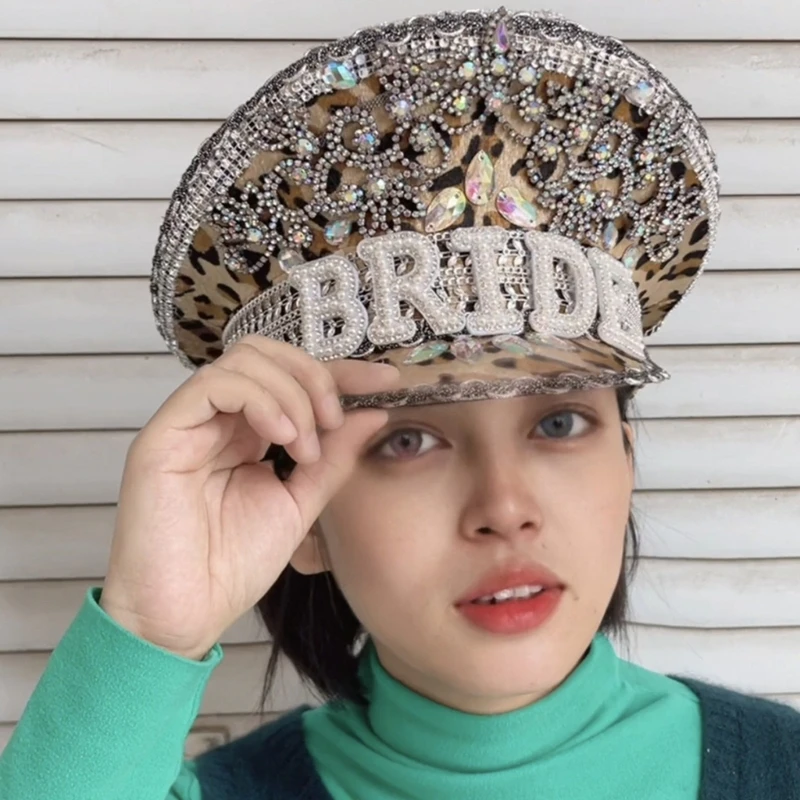 

Wedding Bride Hat Carnivals Hat Navy Party Costume Bride Bachelorette Party Hat