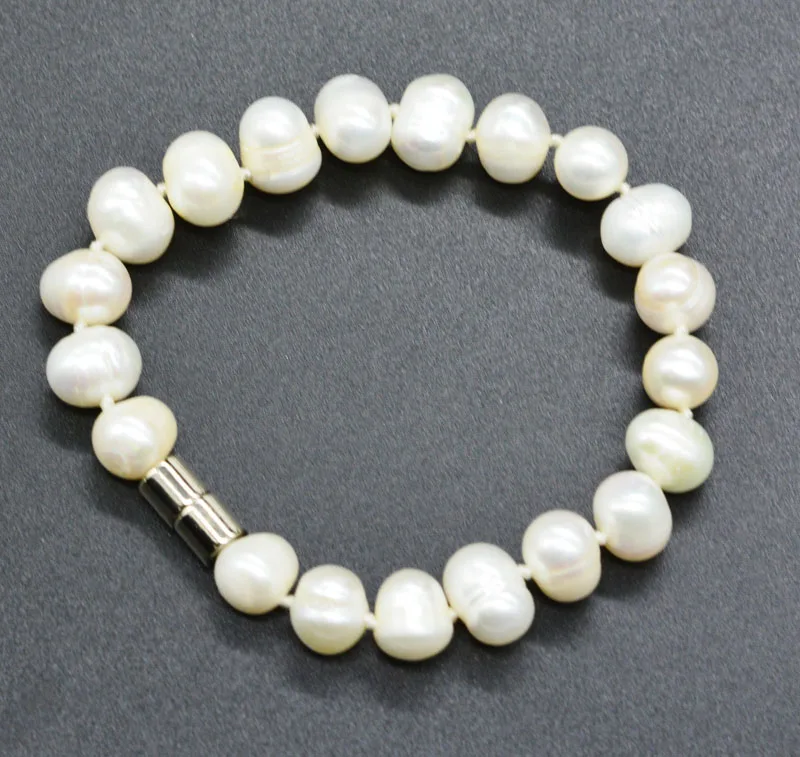 Очень классика и популярная. Браслет из жемчуга браслет натурального