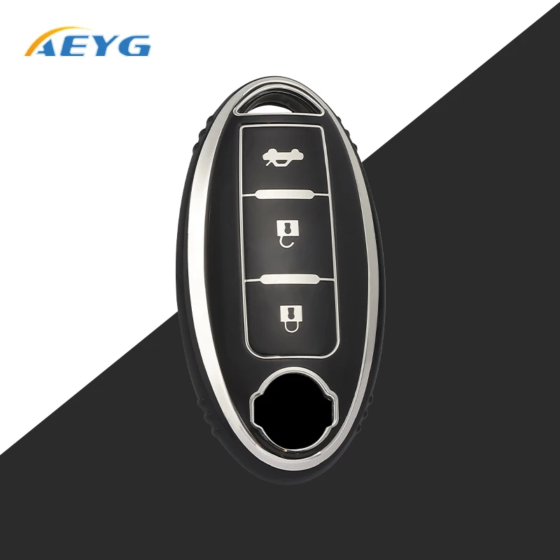 

TPU Car Remote Key Case Cover Shell Fob For Nissan Qashqai X-Trail T32 T31 Juke J10 J11 Kicks Tiida Pathfinder Note For Infiniti