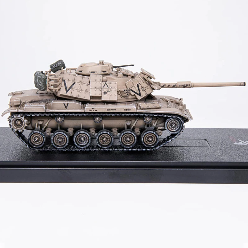 Фото Модель основного боевого танка M60A1 в масштабе 1:72, имитация ERA, пластиковая статическая модель для демонстрации, коллекционная игрушка, подарок, сувенир, украшение. №1