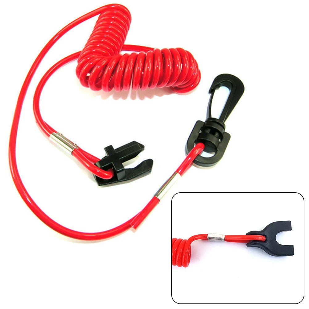 

Outboard Emergency Stop Flameout Rope Engine Motor Kill Stop Switch Safety Tether For Johnson Evinrude Motorcycle Accessories