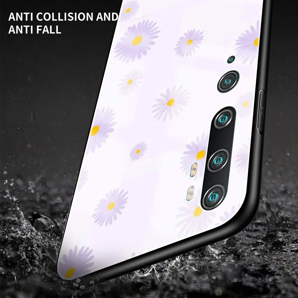 Чехол для Poco X3 NFC F3 M2 Pro X2 F2 C3 Жесткий GT фоточехол с летними цветами и маргариткой |