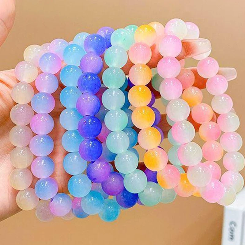 Оптовая продажа, разноцветный браслет в виде порошка со стразами, стрейч, эластичный шнур, пуловер, ювелирные изделия, бусины для влюбленных, женский подарок Оптовая продажа, разноцветный браслет в виде порошка со стразами, стрейч, эластичный шнур, пуловер, ювелирные изделия, бусины для влюбленных, женский подарок