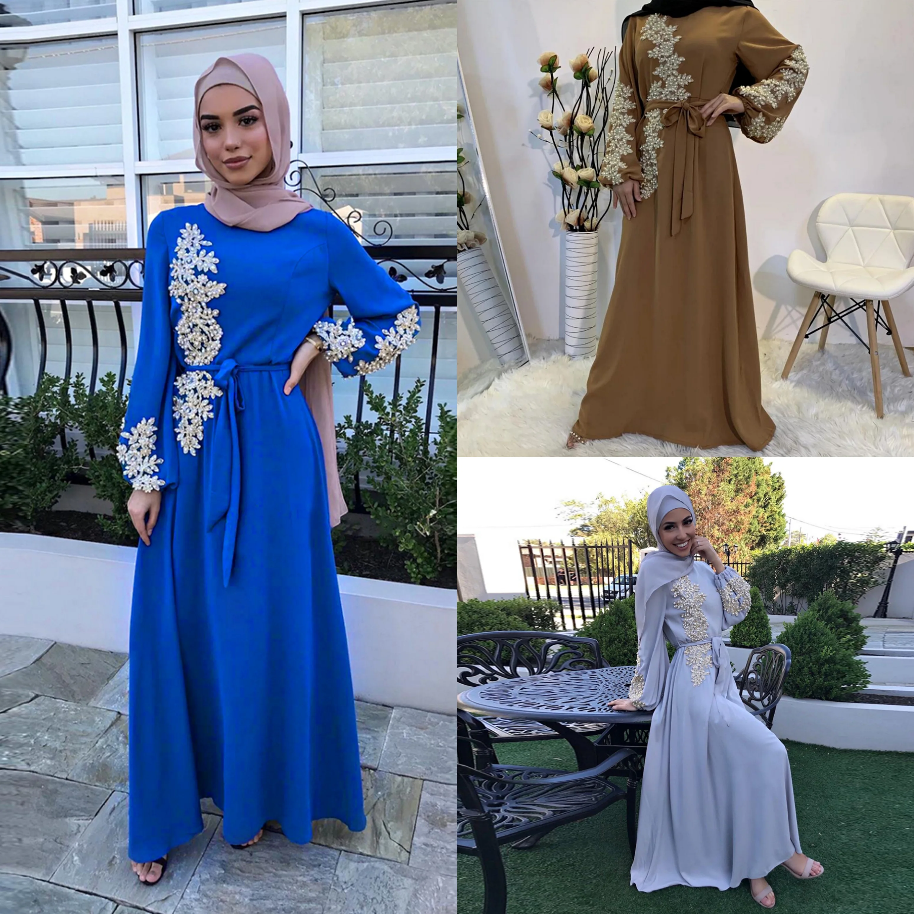 

Eid Mubarak Abaya Dubai Turkey Muslim Fashion Women Hijab Dress Islam Caftan Marocain Dresses Vestidos Clothing Robe Musulman