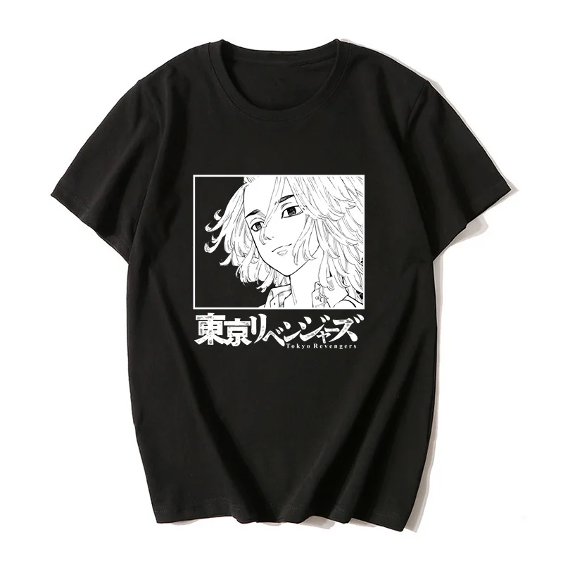 

Мужские и женские футболки «Токио мстители», персонализированные Мультяшные рубашки, футболки с коротким рукавом в стиле Харадзюку, Прямая...