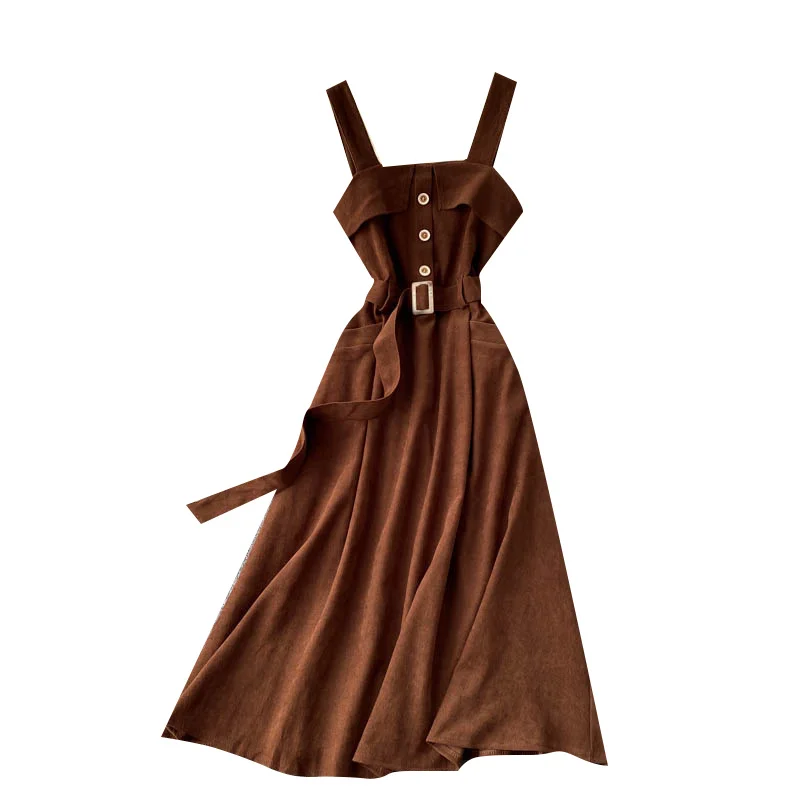 Женское винтажное платье без бретелек DEAT летнее рукавов с поясом новинка 2022 11D8929 |