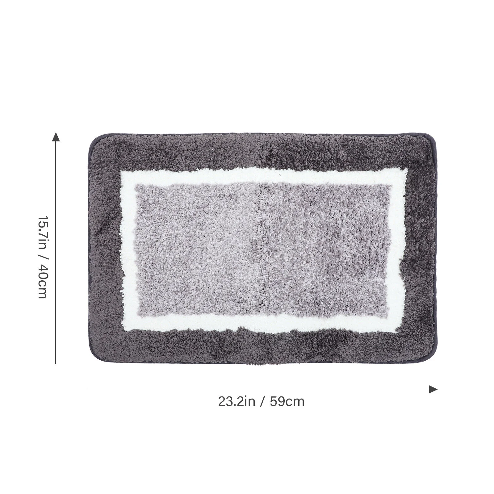 

Absorbent Pad Bath Mat Anti-skid Ground Floor Mats Bathroom Water Absorption Shower Rugs Gray Carpet